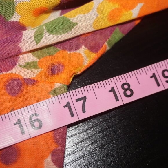 Vintage 70s Floral Ruffle Dress - Picture 7 of 9